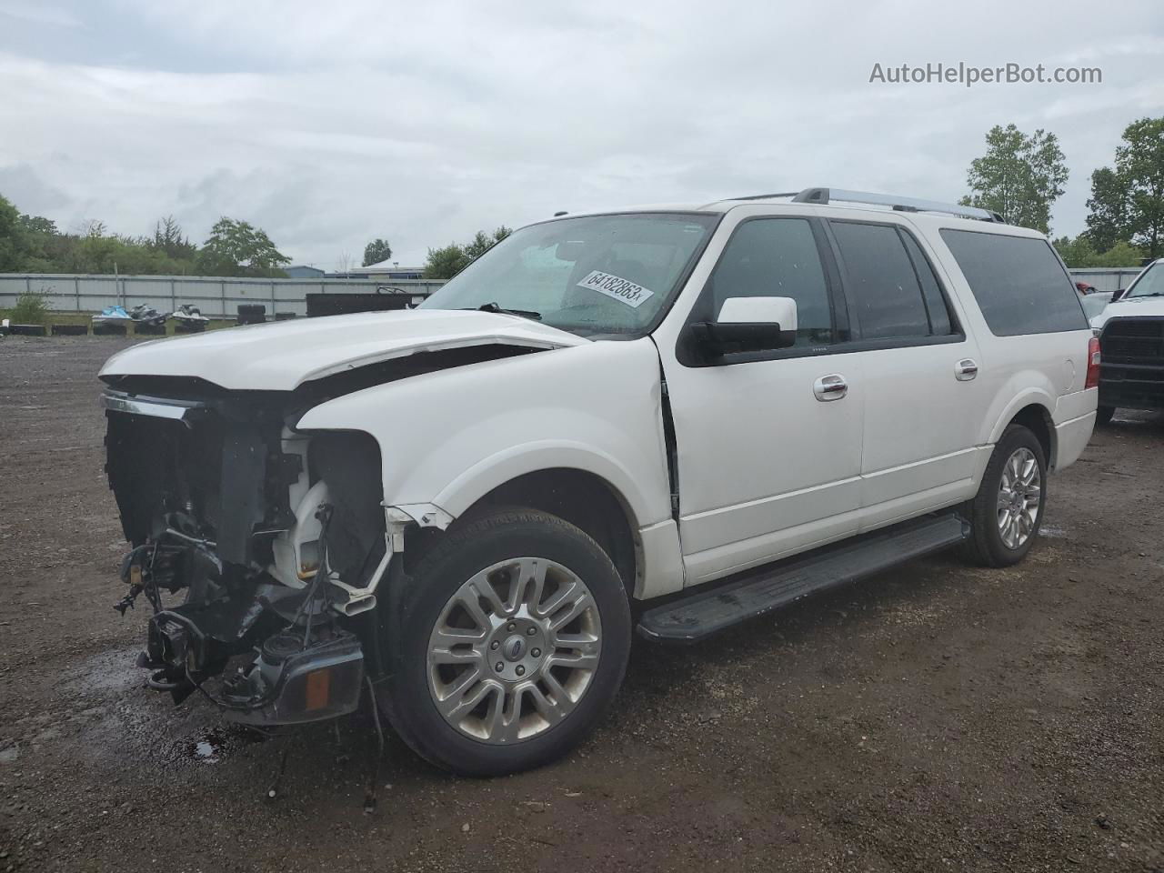 2012 Ford Expedition El Limited White vin: 1FMJK2A54CEF66122