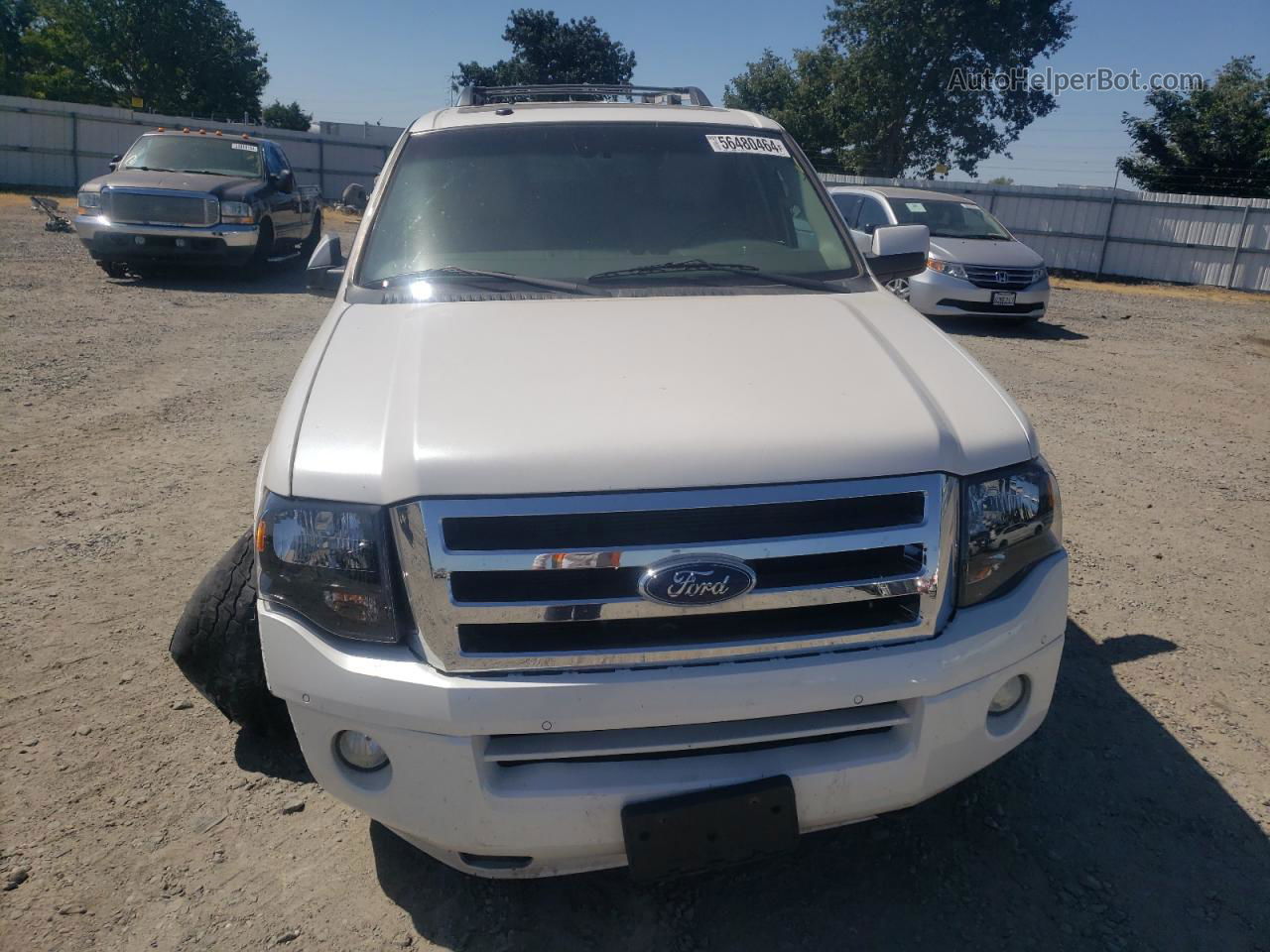 2012 Ford Expedition El Limited White vin: 1FMJK2A55CEF44596