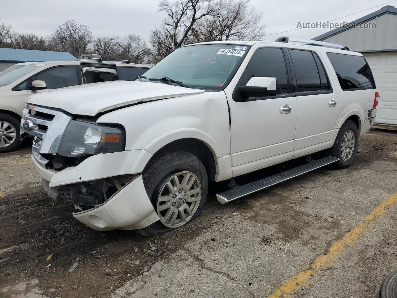 2012 Ford Expedition El Limited White vin: 1FMJK2A59CEF21077