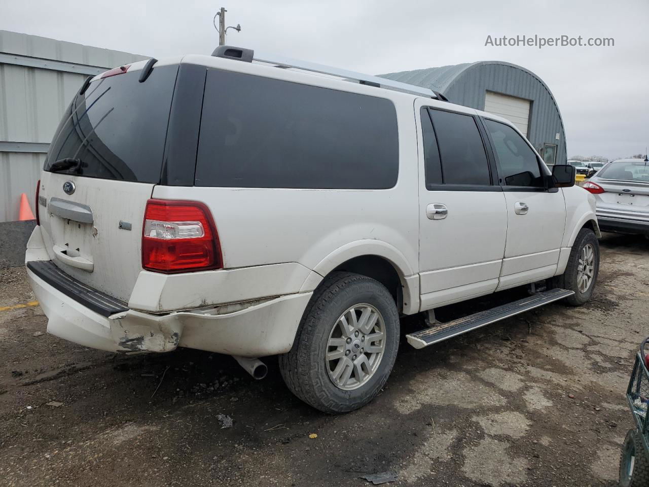 2012 Ford Expedition El Limited White vin: 1FMJK2A59CEF21077