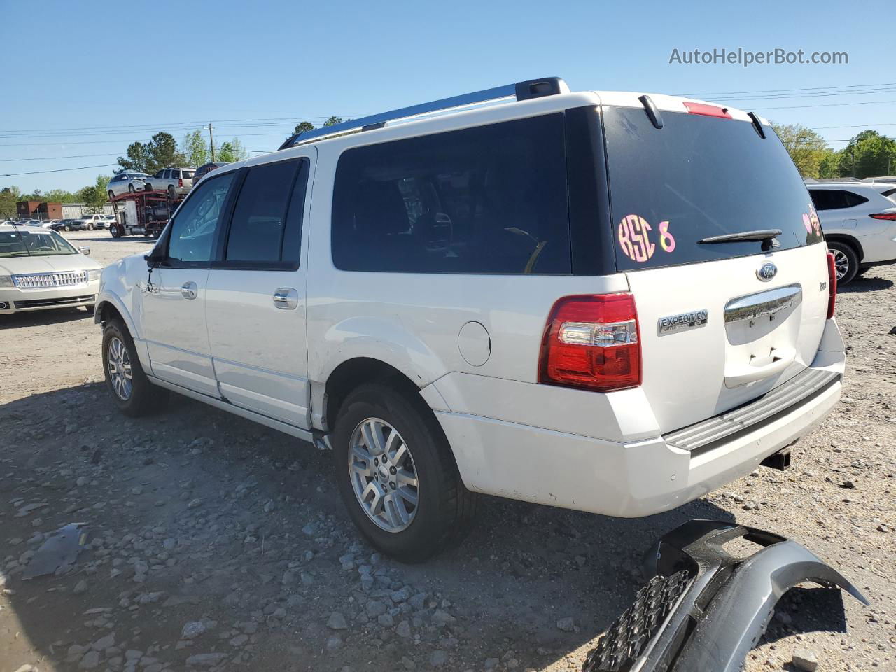 2012 Ford Expedition El Limited White vin: 1FMJK2A5XCEF47302