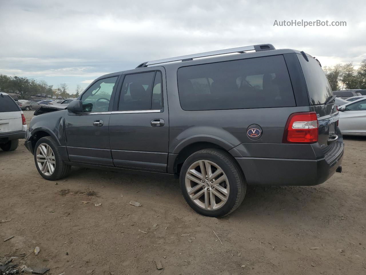 2017 Ford Expedition El Limited Gray vin: 1FMJK2AT0HEA36722