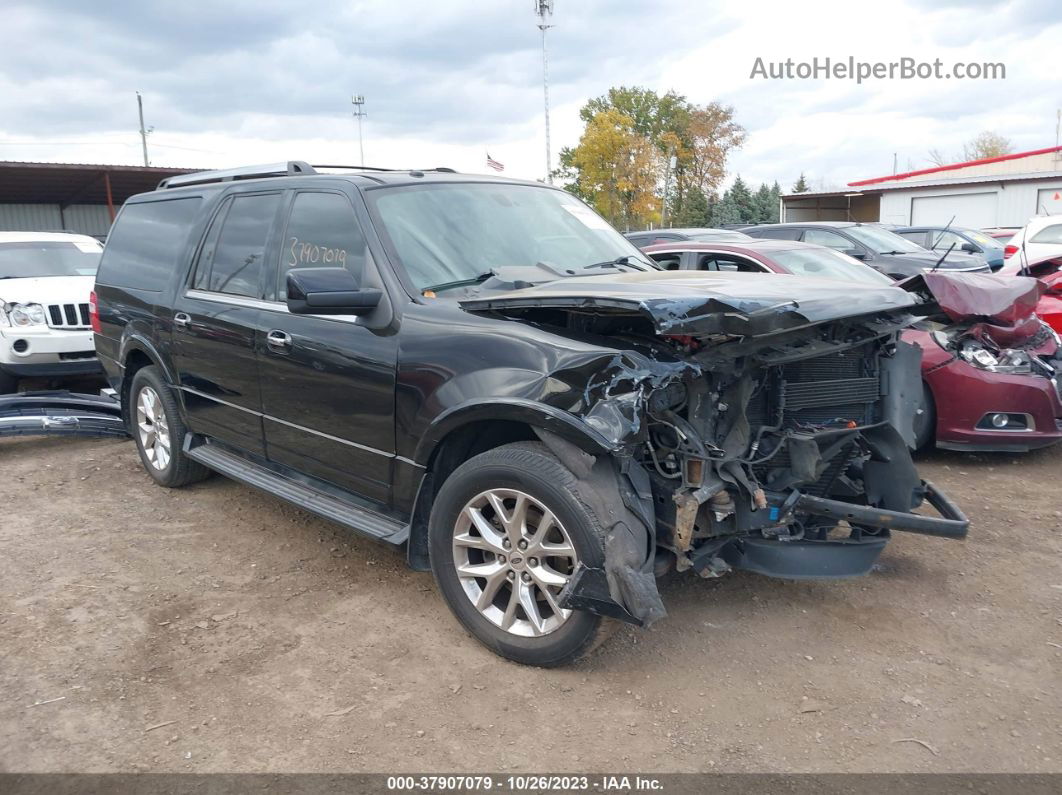 2017 Ford Expedition El Limited Black vin: 1FMJK2AT1HEA04457