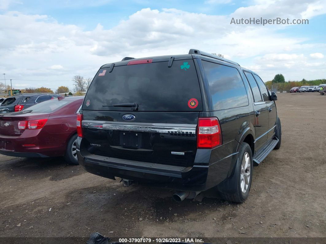 2017 Ford Expedition El Limited Black vin: 1FMJK2AT1HEA04457