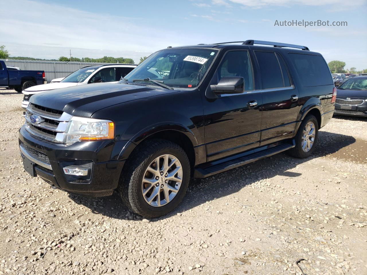 2017 Ford Expedition El Limited Черный vin: 1FMJK2AT1HEA16978