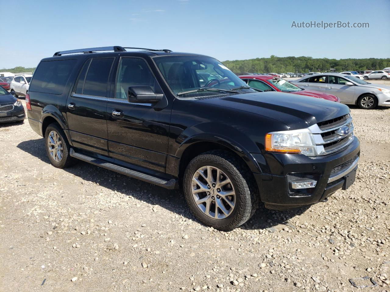 2017 Ford Expedition El Limited Черный vin: 1FMJK2AT1HEA16978