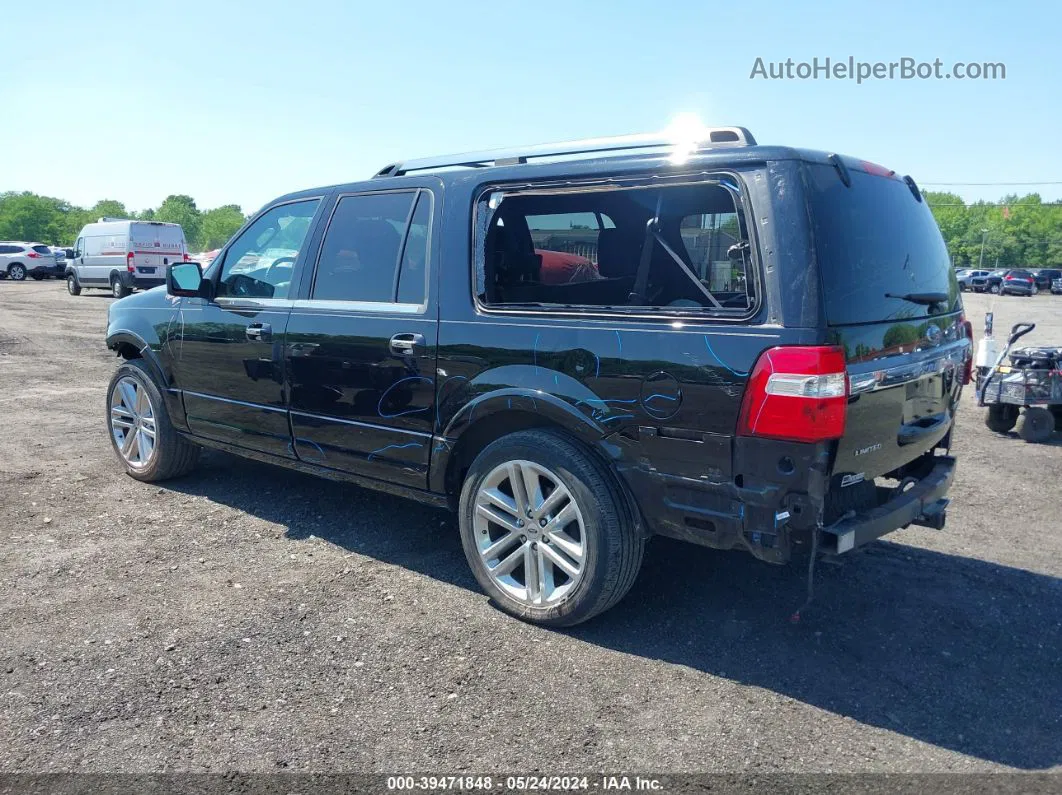 2017 Ford Expedition El Limited Black vin: 1FMJK2AT1HEA43503