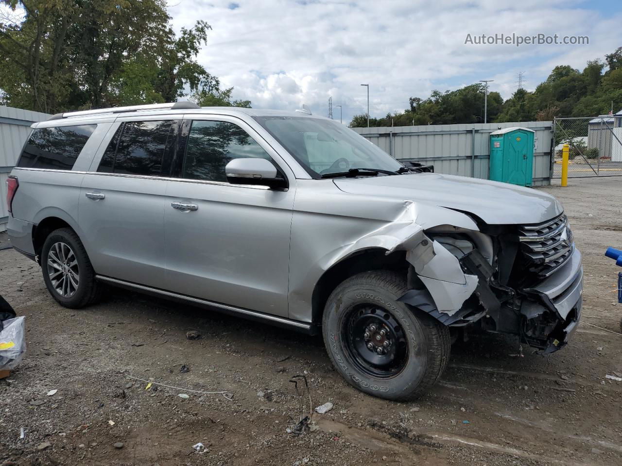 2018 Ford Expedition Max Limited Silver vin: 1FMJK2AT2JEA00732