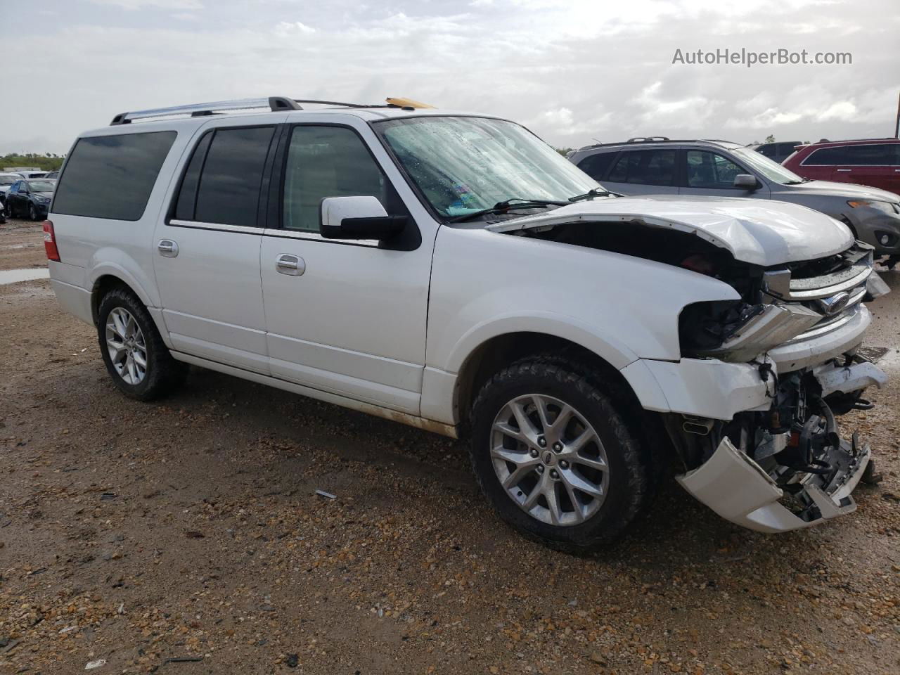 2017 Ford Expedition El Limited White vin: 1FMJK2AT3HEA65759