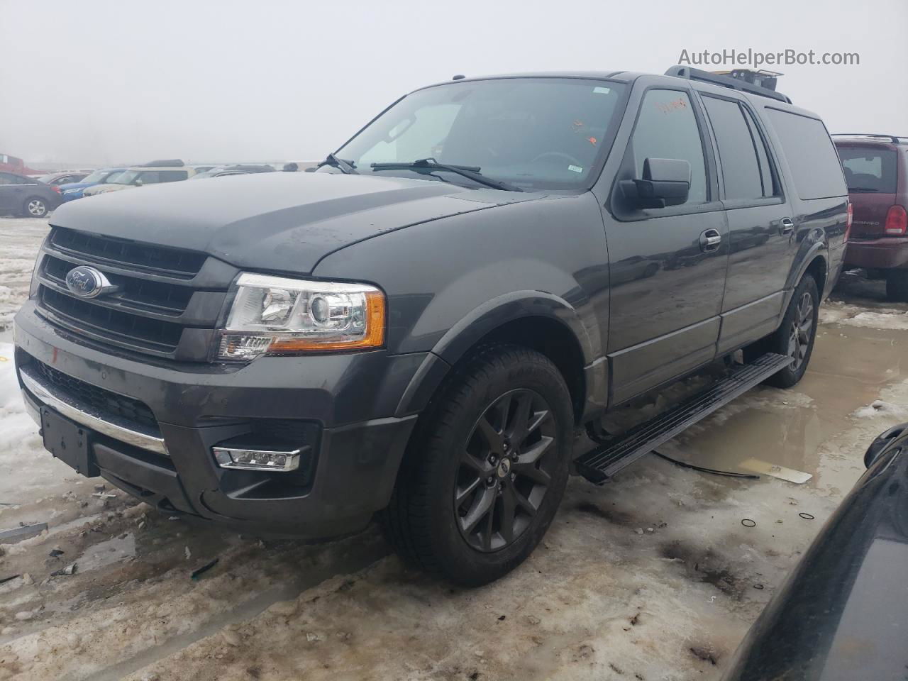 2017 Ford Expedition El Limited Gray vin: 1FMJK2AT3HEA81766