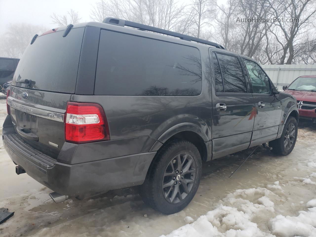 2017 Ford Expedition El Limited Gray vin: 1FMJK2AT3HEA81766