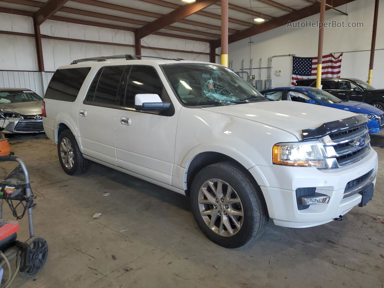 2017 Ford Expedition El Limited White vin: 1FMJK2AT4HEA13475