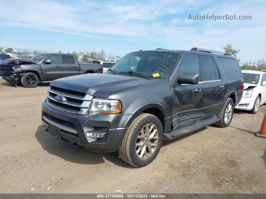 2017 Ford Expedition El Limited Gray vin: 1FMJK2AT4HEA70274