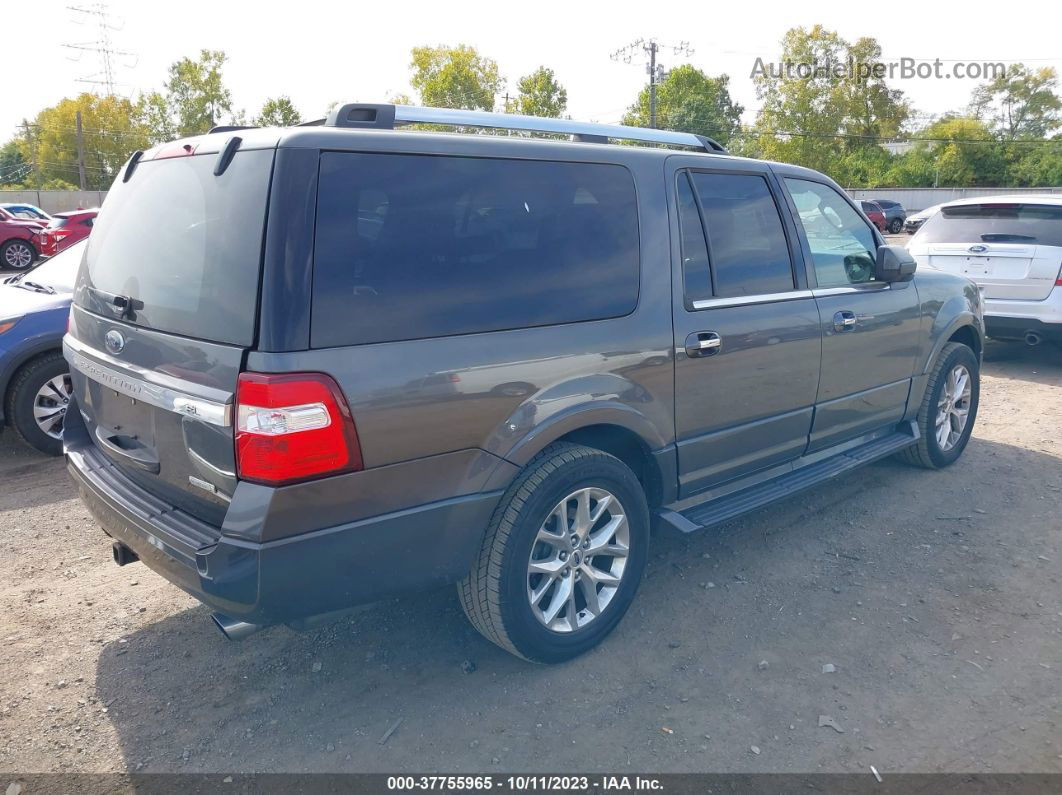 2017 Ford Expedition El Limited Gray vin: 1FMJK2AT4HEA70274