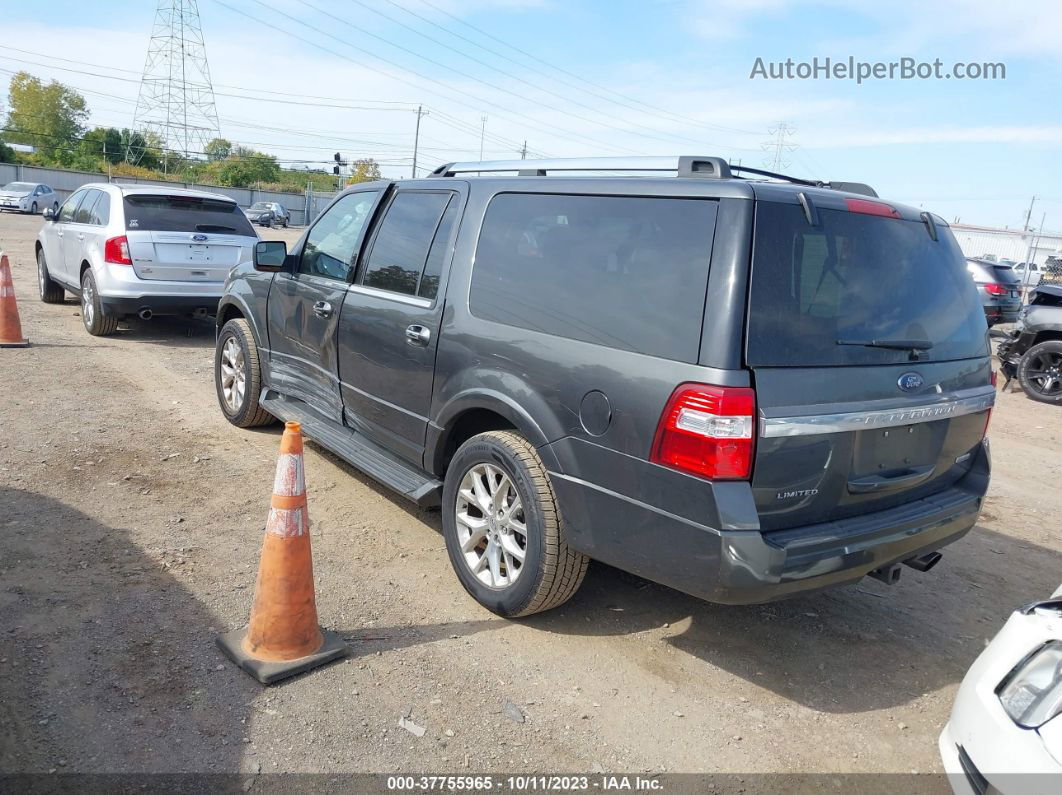 2017 Ford Expedition El Limited Gray vin: 1FMJK2AT4HEA70274