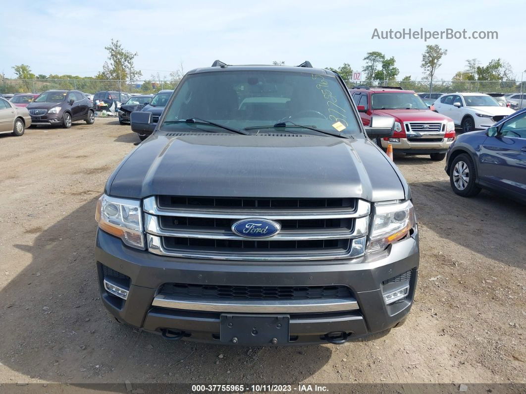 2017 Ford Expedition El Limited Gray vin: 1FMJK2AT4HEA70274