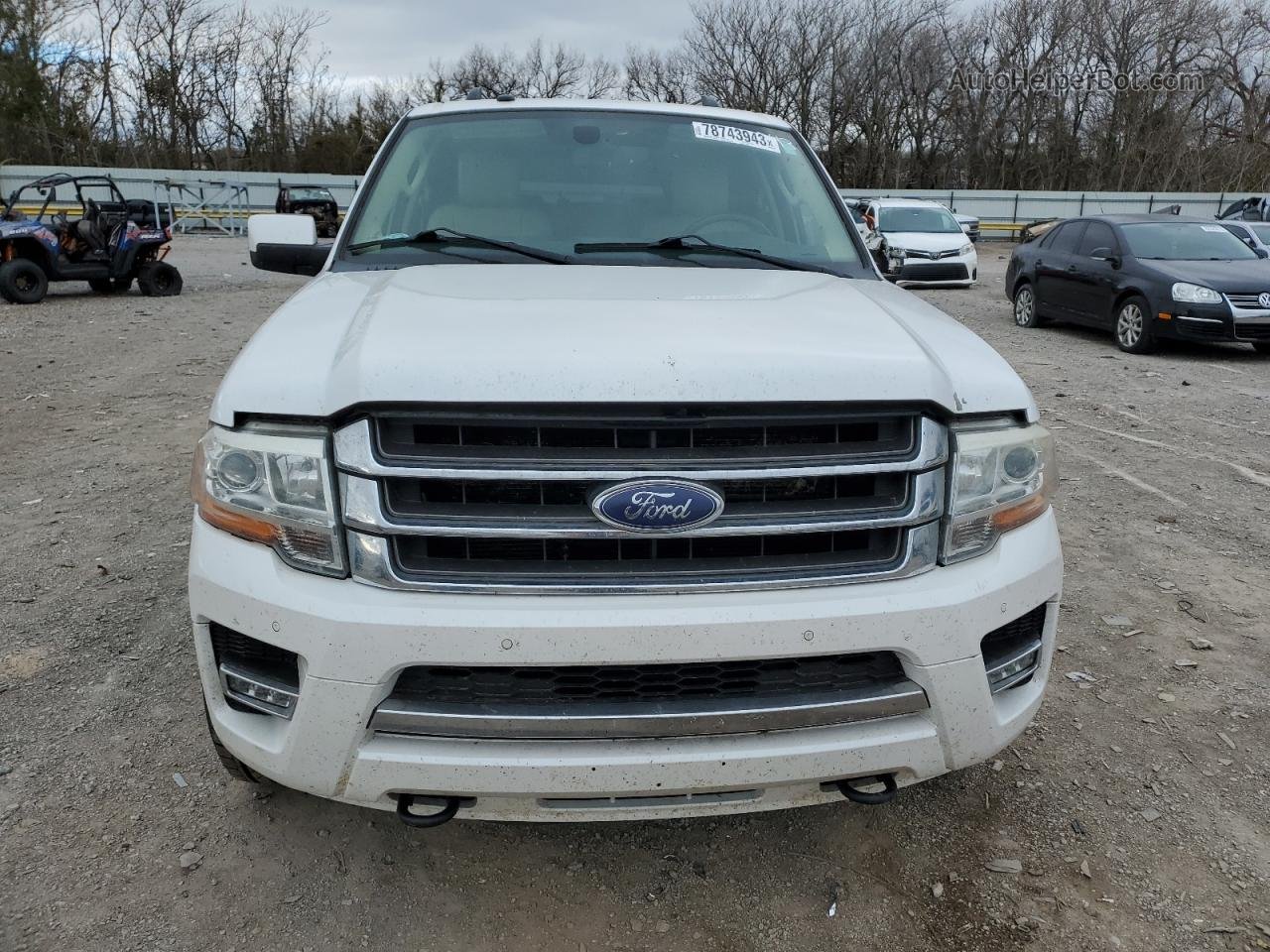 2017 Ford Expedition El Limited White vin: 1FMJK2AT5HEA20855