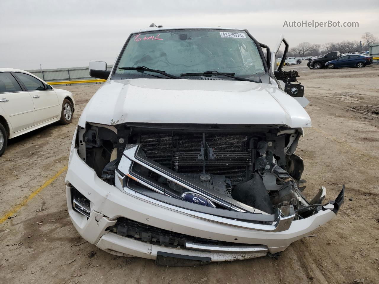 2017 Ford Expedition El Limited White vin: 1FMJK2AT6HEA47577