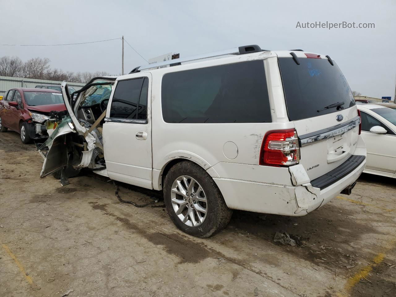 2017 Ford Expedition El Limited White vin: 1FMJK2AT6HEA47577