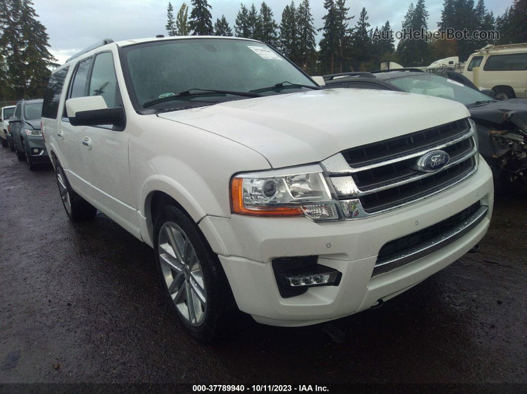 2017 Ford Expedition El Limited White vin: 1FMJK2AT6HEA47868