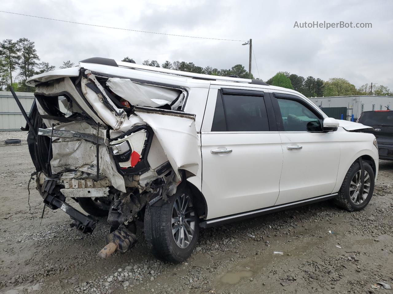 2018 Ford Expedition Max Limited White vin: 1FMJK2AT6JEA37704