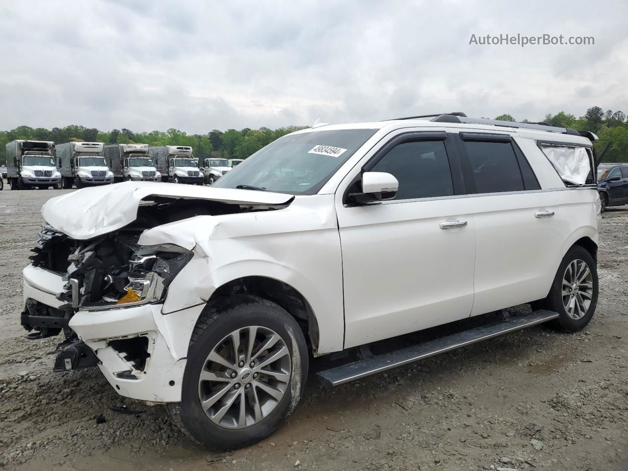 2018 Ford Expedition Max Limited White vin: 1FMJK2AT6JEA37704