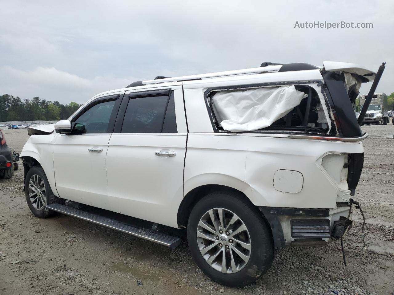 2018 Ford Expedition Max Limited White vin: 1FMJK2AT6JEA37704