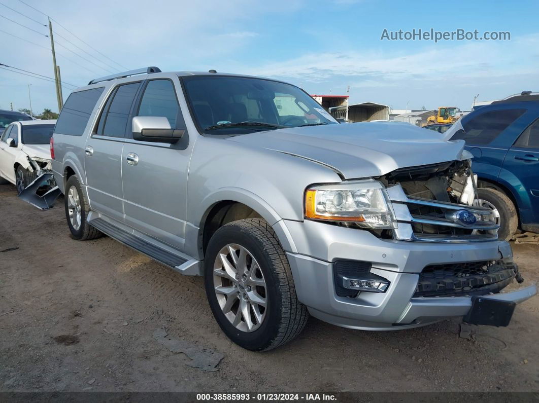 2017 Ford Expedition El Limited Silver vin: 1FMJK2AT7HEA12319