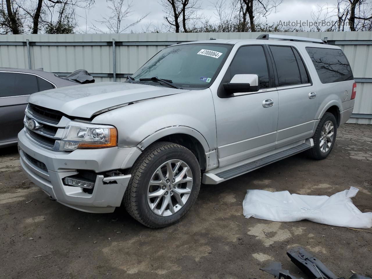 2017 Ford Expedition El Limited Silver vin: 1FMJK2AT7HEA59060