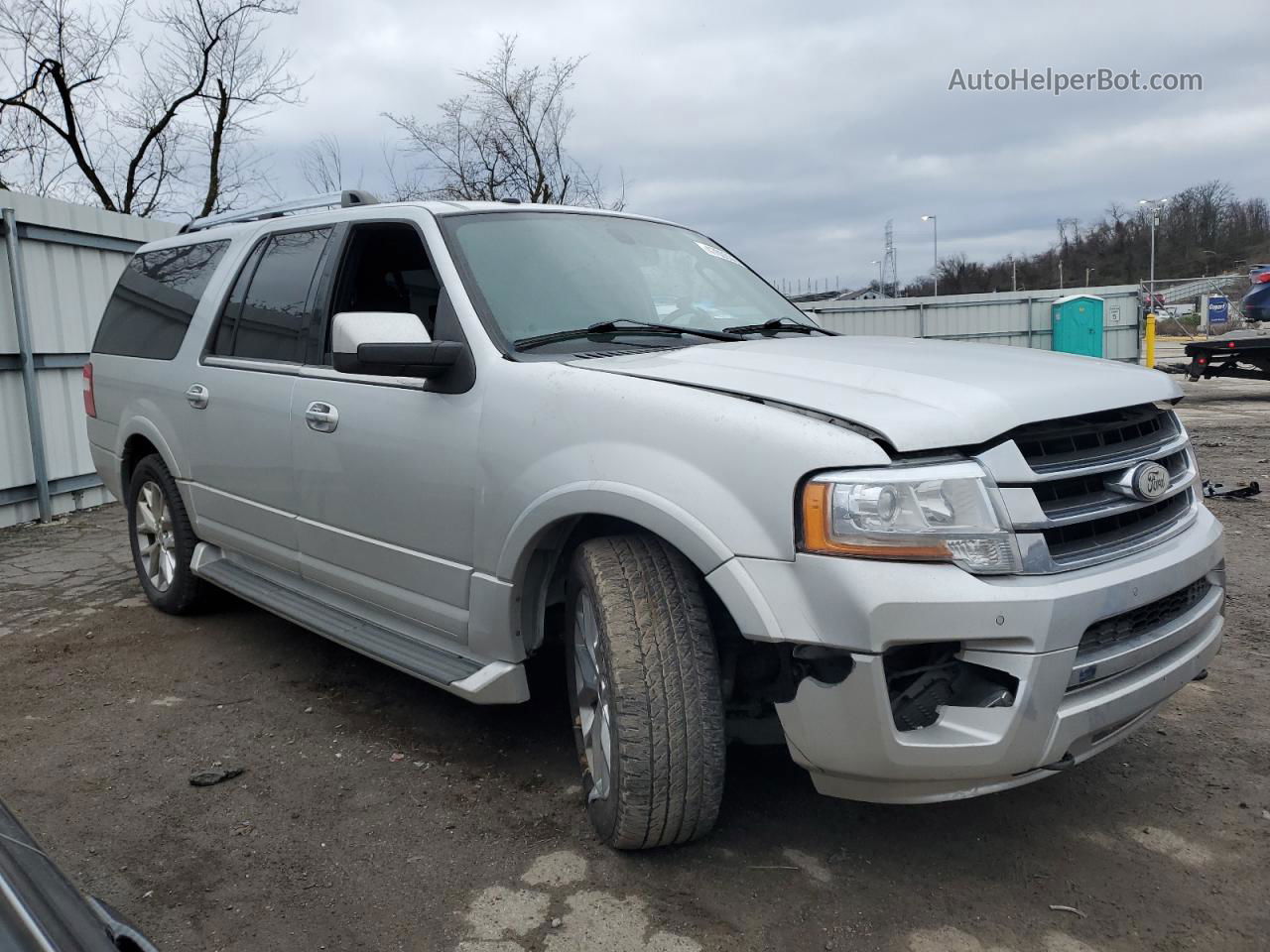 2017 Ford Expedition El Limited Silver vin: 1FMJK2AT7HEA59060