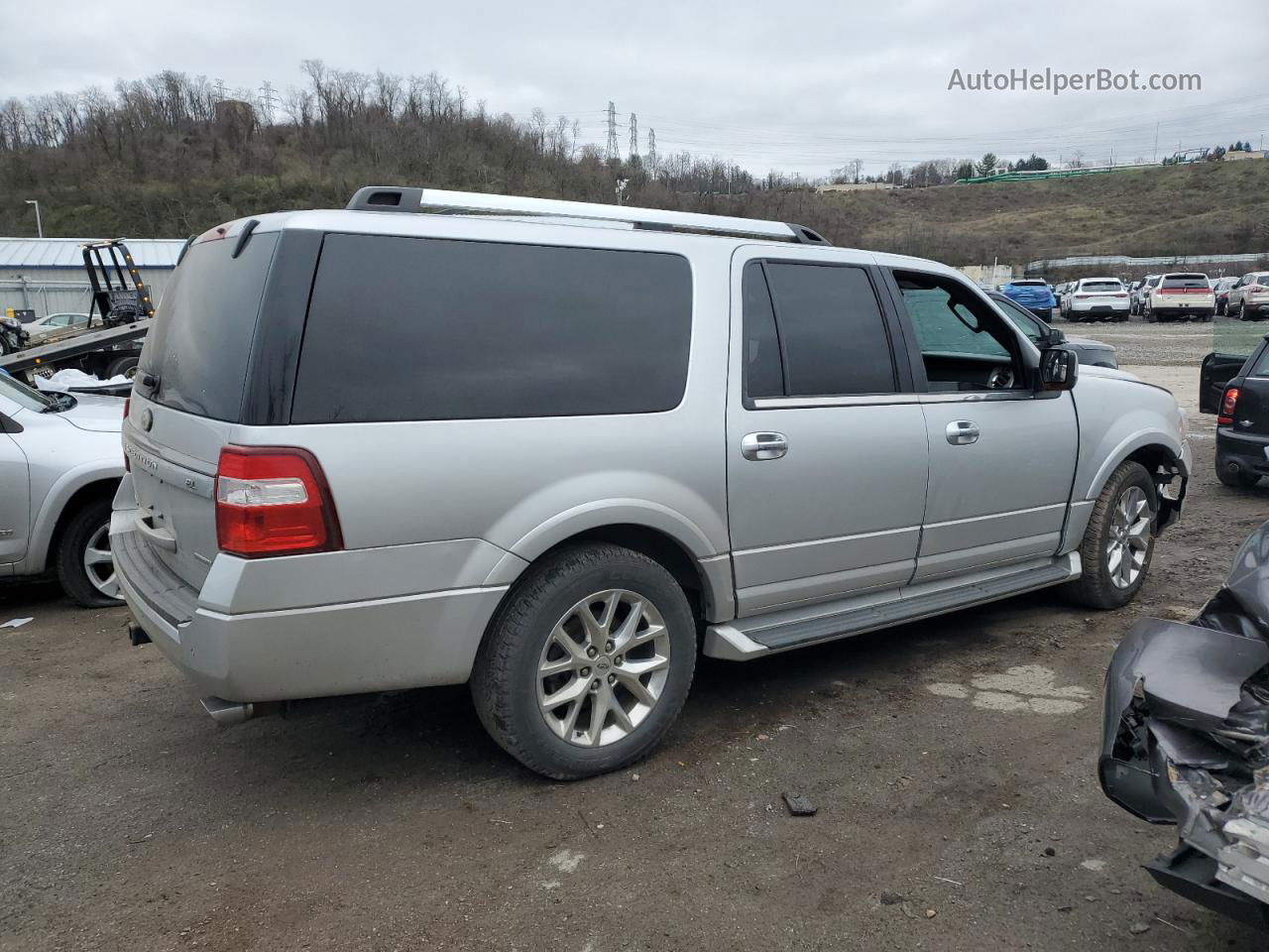 2017 Ford Expedition El Limited Silver vin: 1FMJK2AT7HEA59060