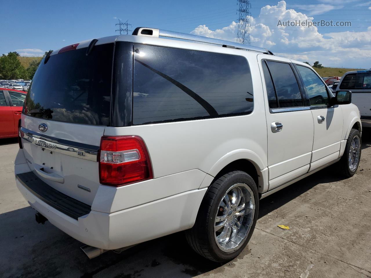 2016 Ford Expedition El Limited White vin: 1FMJK2AT8GEF10768