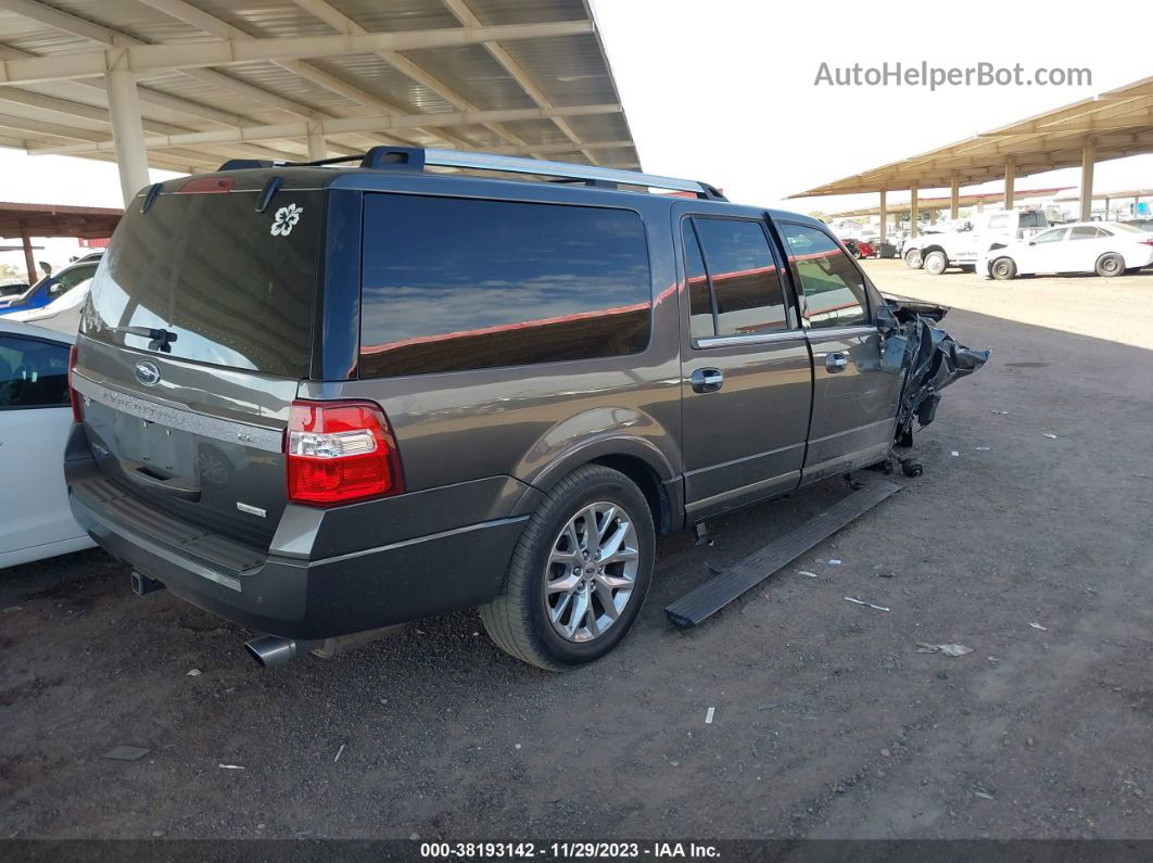 2017 Ford Expedition El Limited Gray vin: 1FMJK2AT8HEA21028