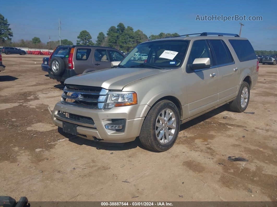 2017 Ford Expedition El Limited Tan vin: 1FMJK2AT8HEA27525