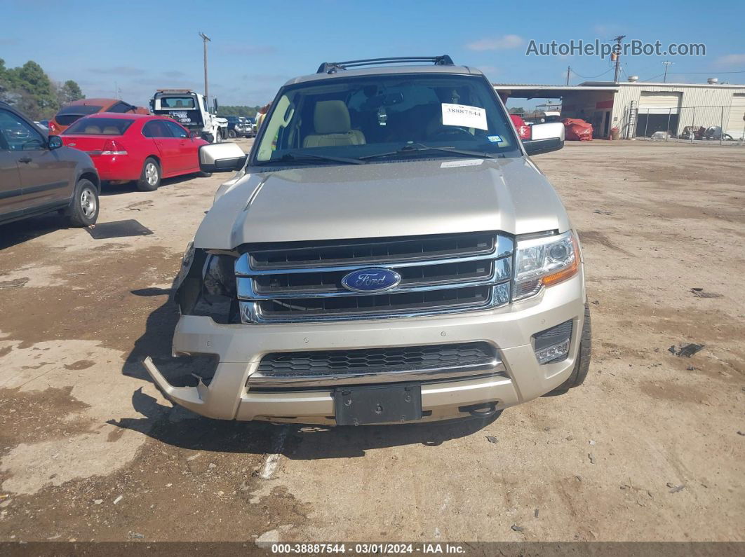 2017 Ford Expedition El Limited Tan vin: 1FMJK2AT8HEA27525