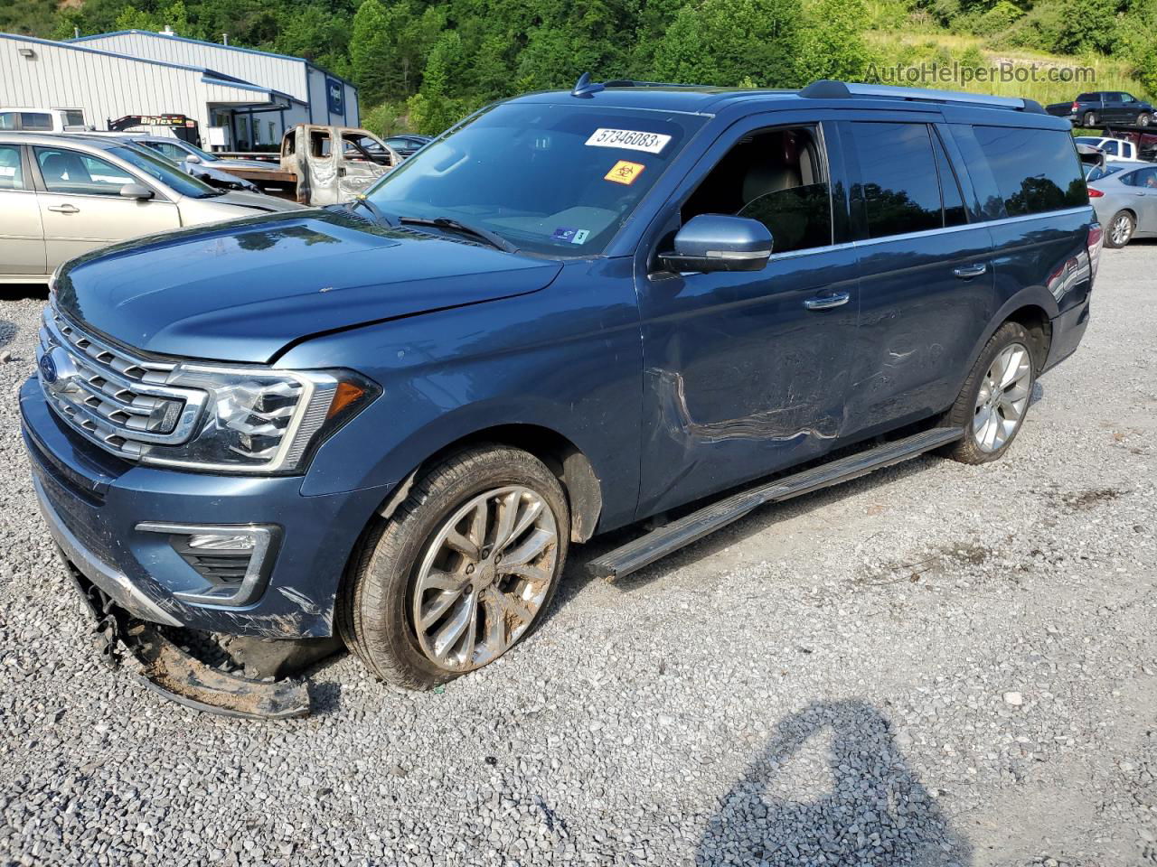 2018 Ford Expedition Max Limited Blue vin: 1FMJK2AT8JEA15008