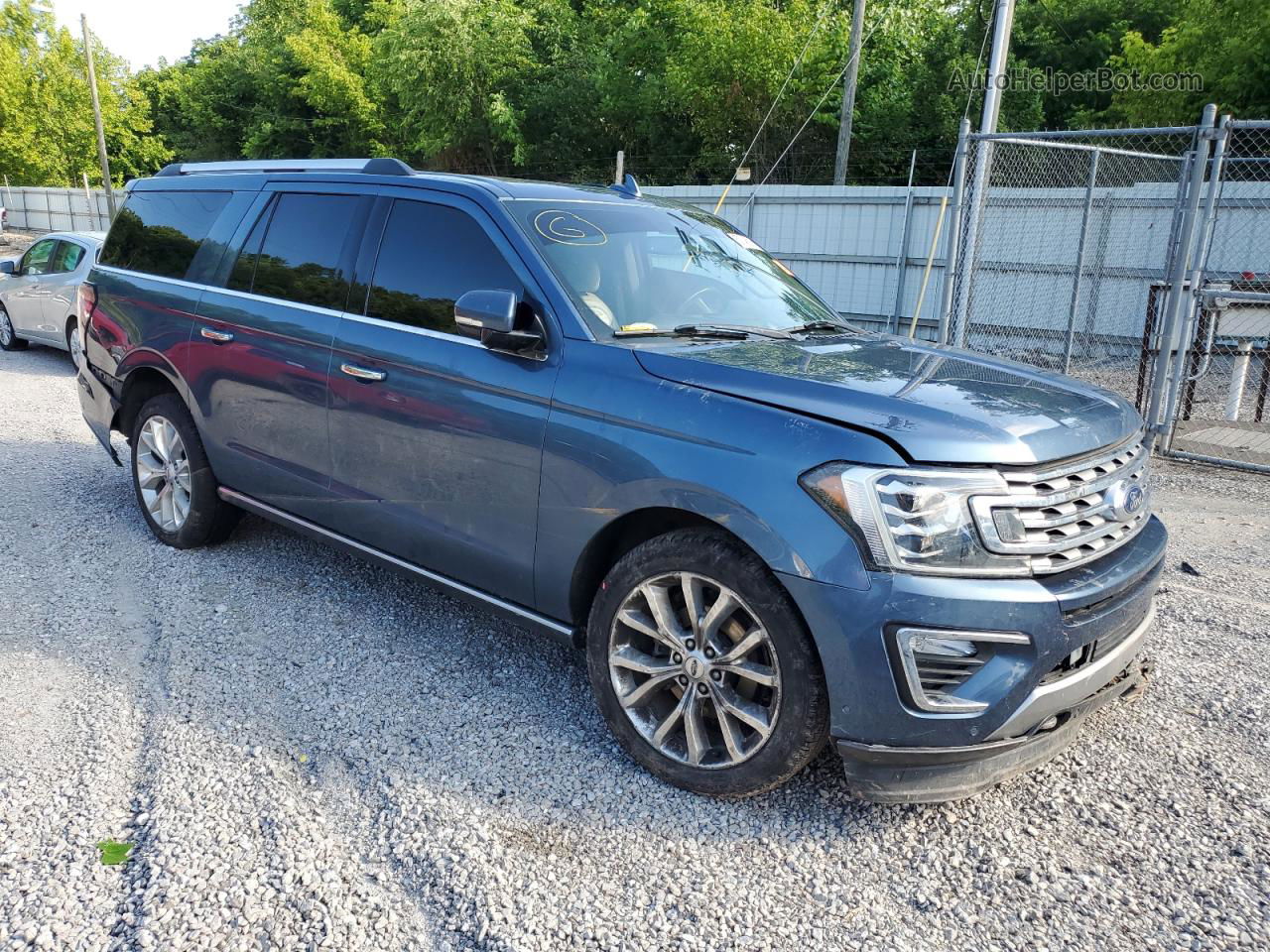 2018 Ford Expedition Max Limited Blue vin: 1FMJK2AT8JEA15008