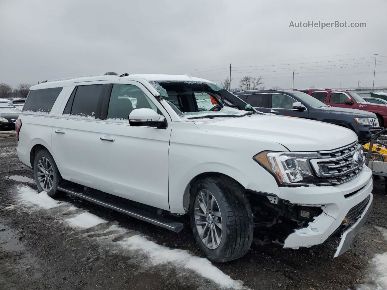 2018 Ford Expedition Max Limited White vin: 1FMJK2AT8JEA41768