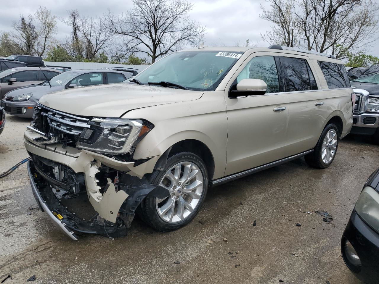 2018 Ford Expedition Max Limited Beige vin: 1FMJK2AT8JEA61020