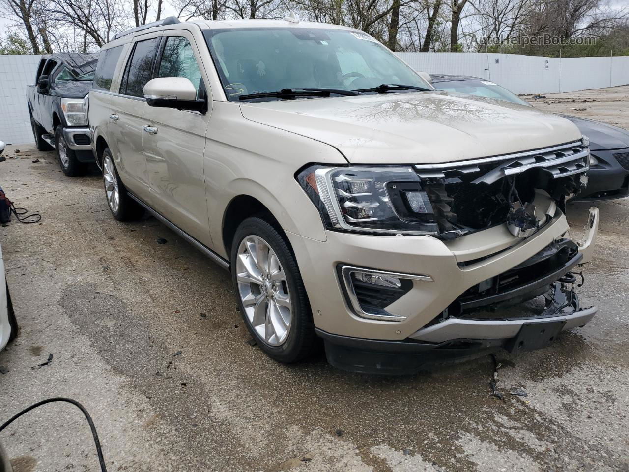2018 Ford Expedition Max Limited Beige vin: 1FMJK2AT8JEA61020
