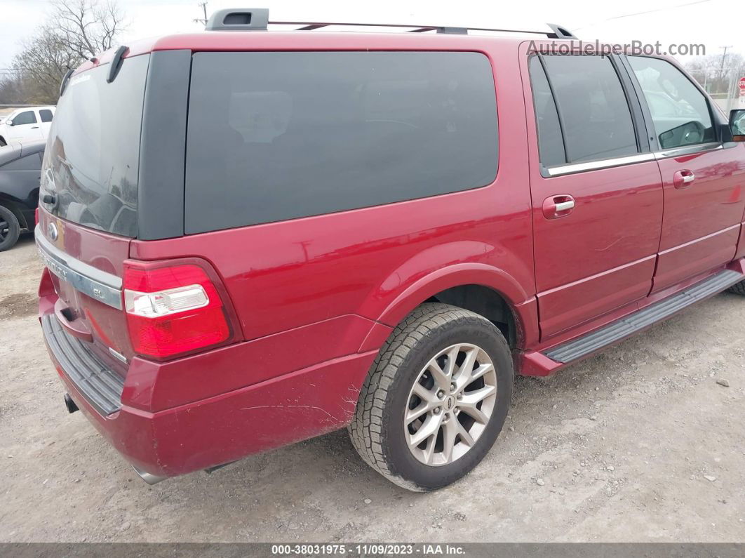 2017 Ford Expedition El Limited Red vin: 1FMJK2AT9HEA55012