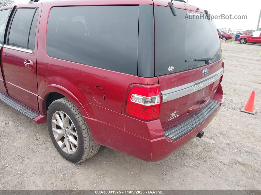 2017 Ford Expedition El Limited Red vin: 1FMJK2AT9HEA55012