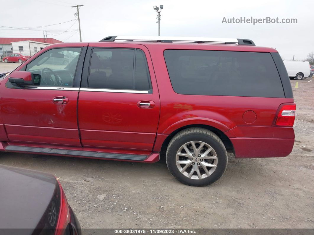 2017 Ford Expedition El Limited Red vin: 1FMJK2AT9HEA55012