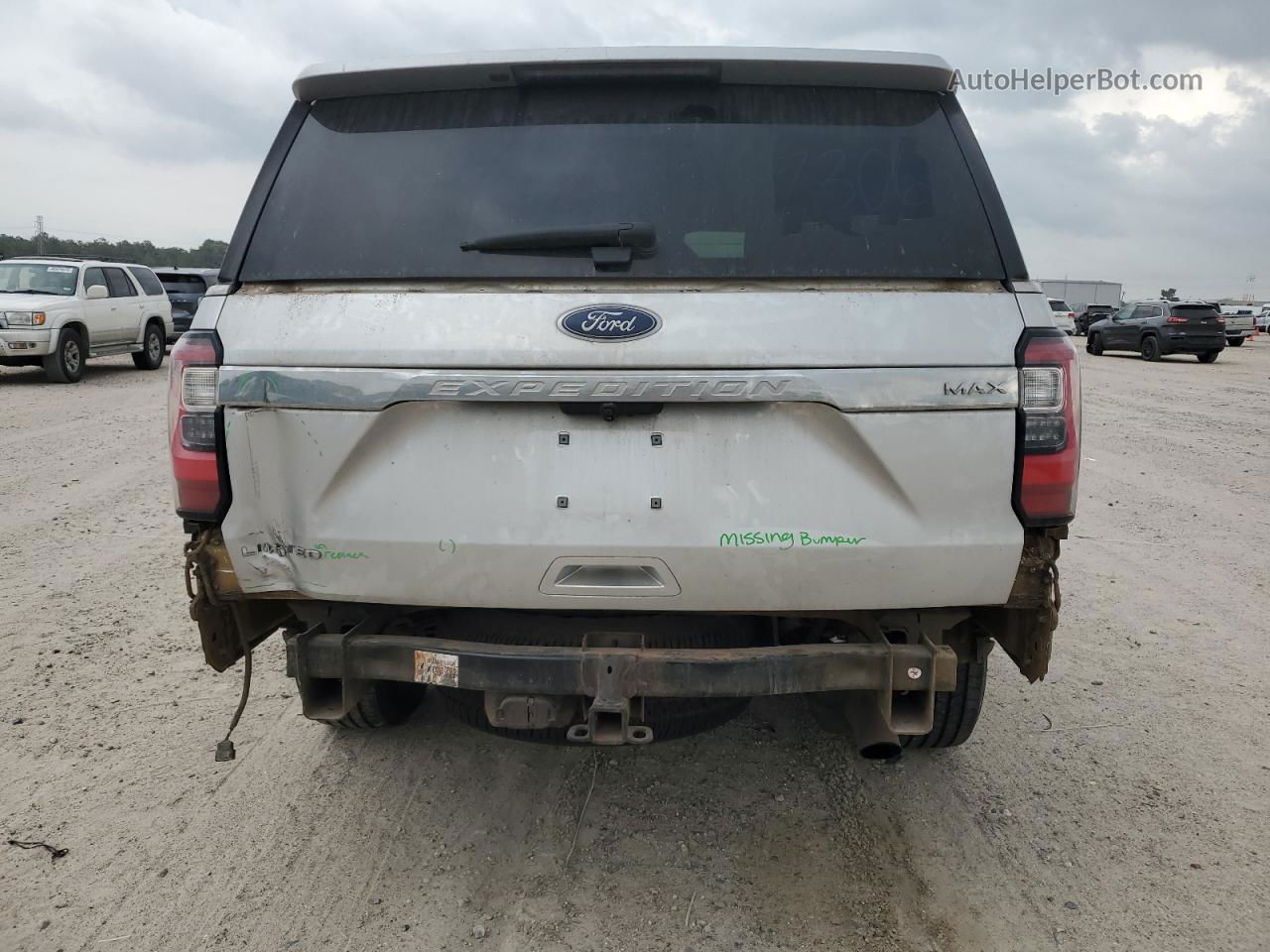 2018 Ford Expedition Max Limited Silver vin: 1FMJK2AT9JEA25272