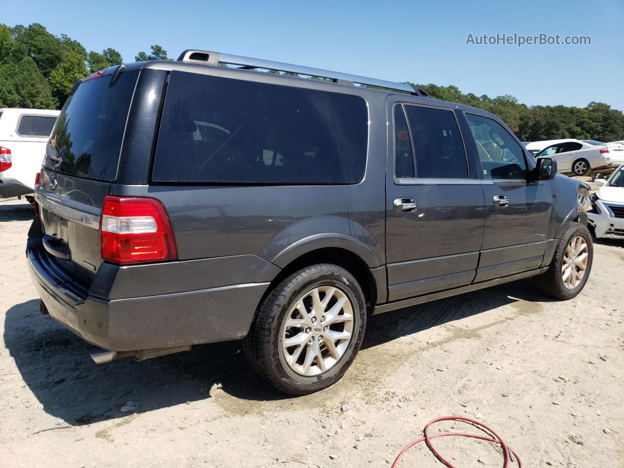 2016 Ford Expedition El Limited Gray vin: 1FMJK2ATXGEF14434