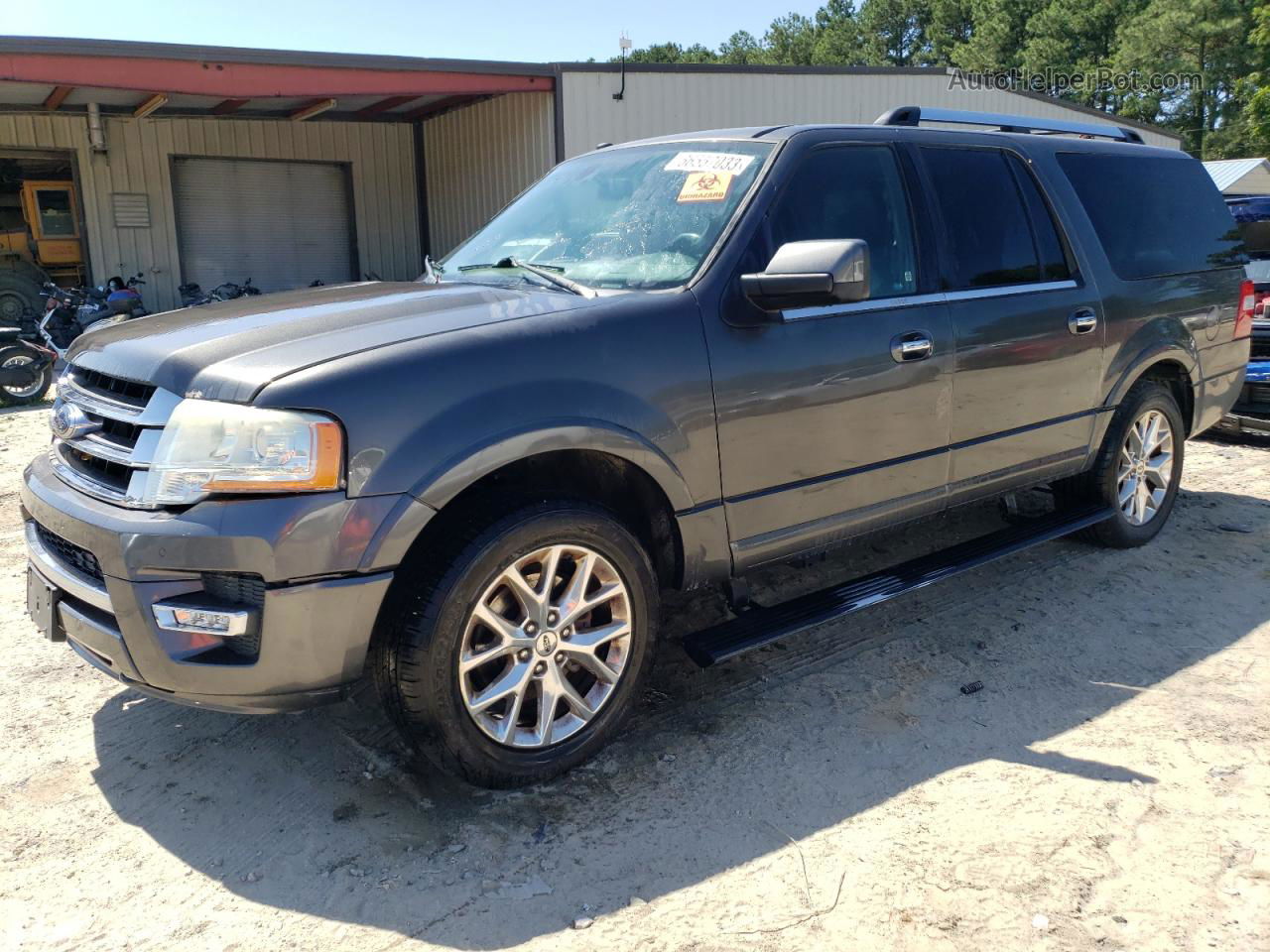 2016 Ford Expedition El Limited Gray vin: 1FMJK2ATXGEF14434