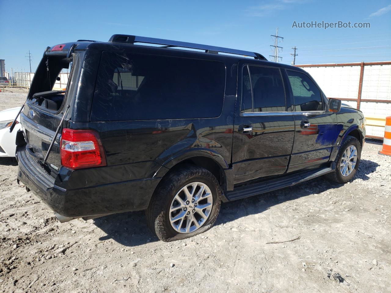 2016 Ford Expedition El Limited Black vin: 1FMJK2ATXGEF53105