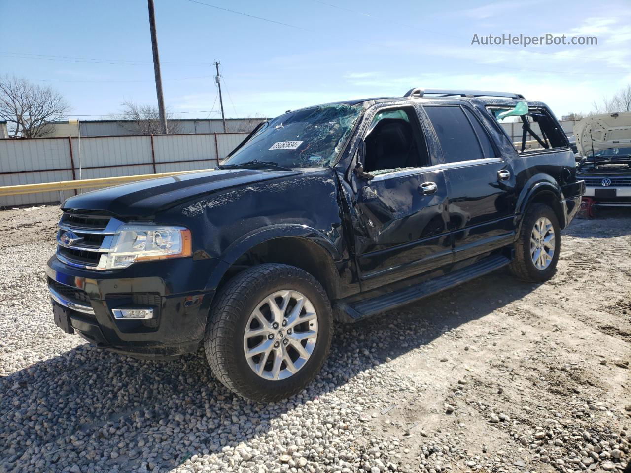 2016 Ford Expedition El Limited Black vin: 1FMJK2ATXGEF53105