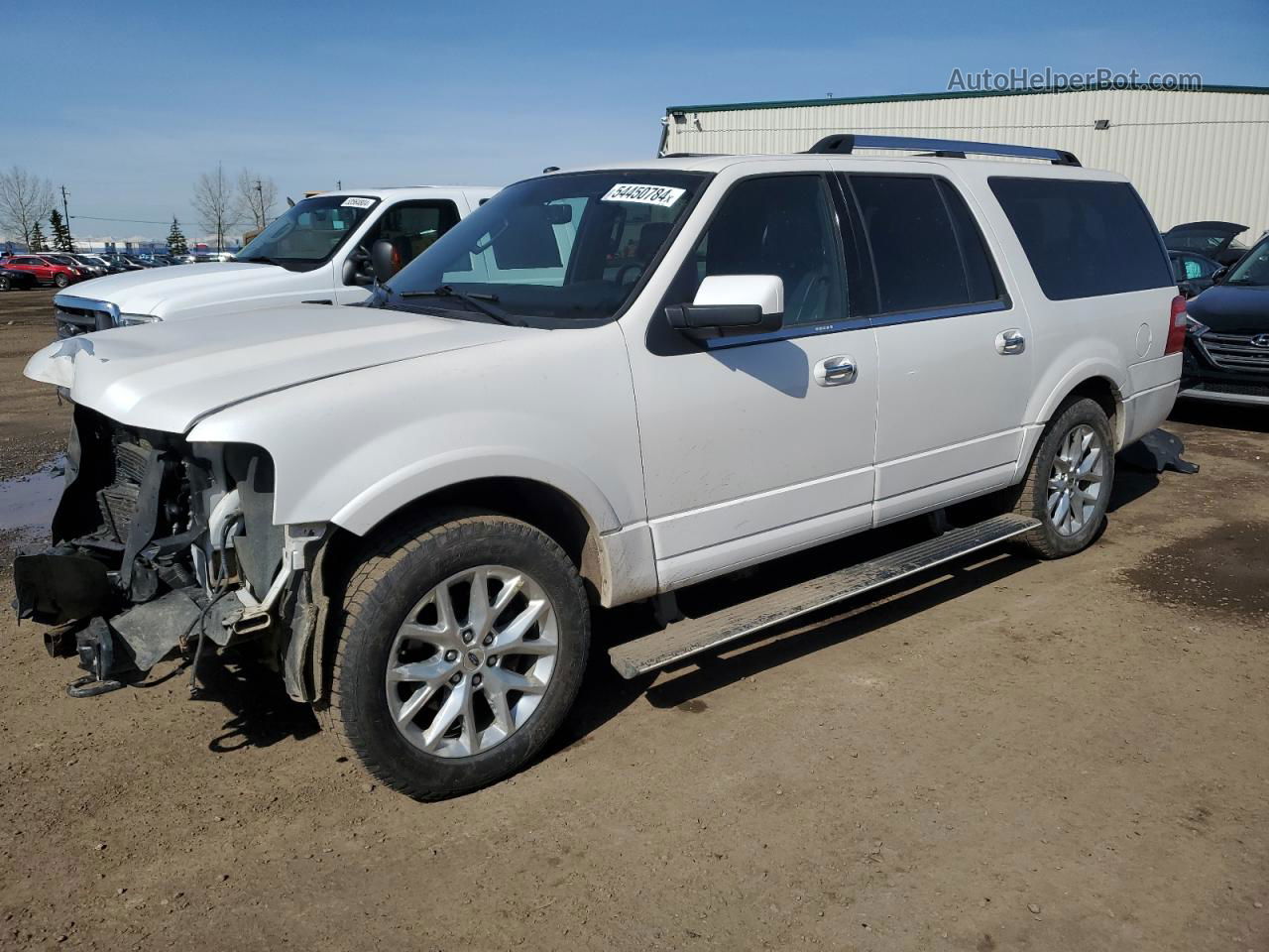 2017 Ford Expedition El Limited White vin: 1FMJK2ATXHEA18342