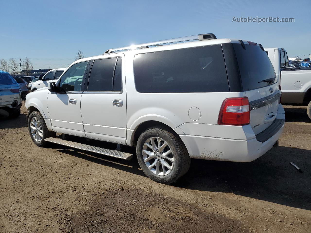 2017 Ford Expedition El Limited White vin: 1FMJK2ATXHEA18342